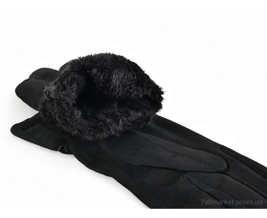 Рукавички жіночі Зима 06 black (10 шт. р.сітка6,5-8,5) "KUINH" недорого оптом від прямого постачальника, зображення 2