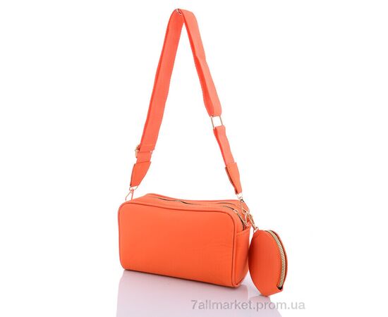 Фотография Сумка женская 2131-3 orange 13*21*7 см, "David Polo" недорого оптом от прямого поставщика, изображение 2