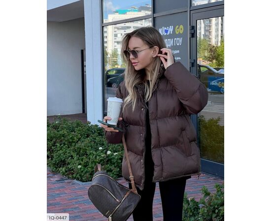 Жіноча куртка плащівка на синтепоні р.42-46 (9кол.) "BEST FASHION" купити недорого від прямого постачальника, зображення 3