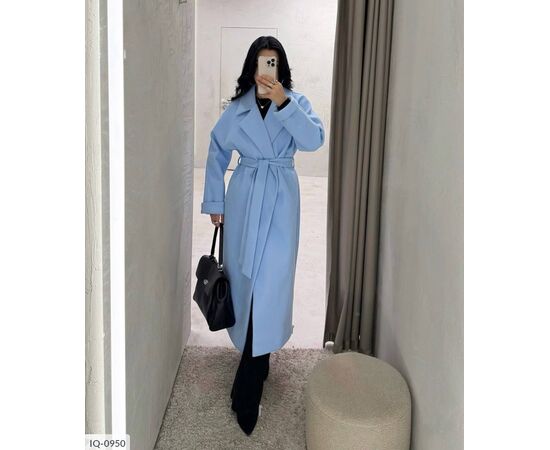 Фотография Женское кашемировое пальто на подкладке БАТАЛ р.50-52;54-56 "BEST FASHION" купить недорого от прямого поставщика, изображение 2