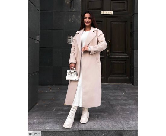 Фотография Женское кашемировое пальто на подкладке БАТАЛ р.50-52;54-56 "BEST FASHION" купить недорого от прямого поставщика, изображение 3