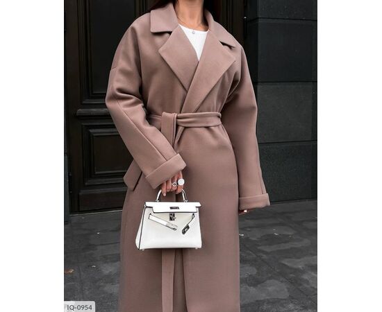 Фотография Женское кашемировое пальто на подкладке БАТАЛ р.50-52;54-56 "BEST FASHION" купить недорого от прямого поставщика, изображение 4