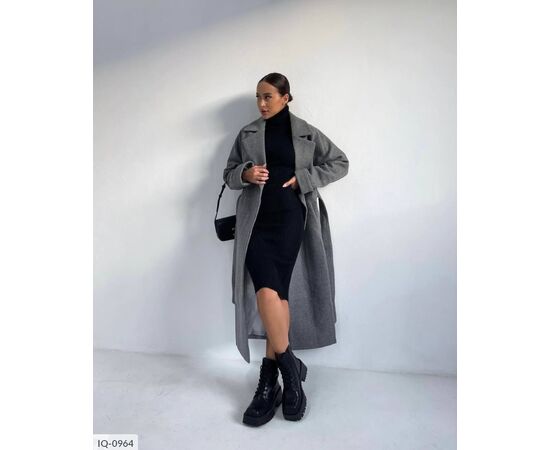 Фотография Женское кашемировое пальто на подкладке БАТАЛ р.50-52;54-56 "BEST FASHION" купить недорого от прямого поставщика, изображение 10