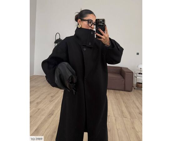 Жіноче кашемірове пальто на підкладці БАТАЛ р.48-52 (4кол.) "BEST FASHION" купити недорого від прямого постачальника, зображення 13