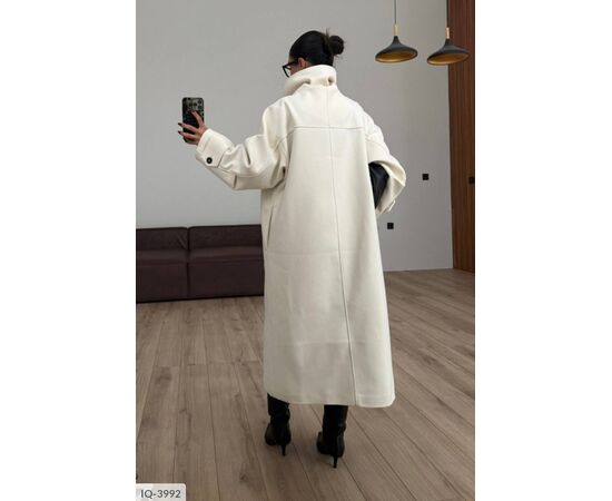 Жіноче кашемірове пальто на підкладці р.42-46 (4кол.) "BEST FASHION" купити недорого від прямого постачальника, зображення 11