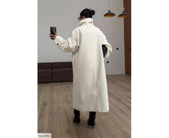 Жіноче кашемірове пальто на підкладці БАТАЛ р.48-52 (4кол.) "BEST FASHION" купити недорого від прямого постачальника, зображення 11