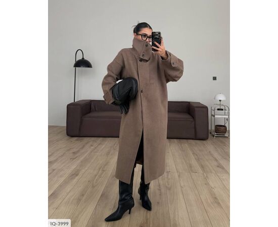 Жіноче кашемірове пальто на підкладці БАТАЛ р.48-52 (4кол.) "BEST FASHION" купити недорого від прямого постачальника, зображення 7