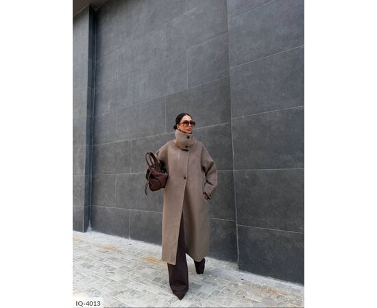 Жіноче кашемірове пальто на підкладці БАТАЛ р.48-52 (4кол.) "BEST FASHION" купити недорого від прямого постачальника, зображення 9