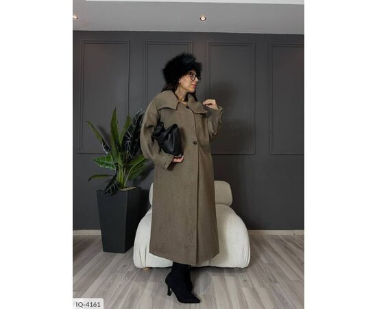 Жіноче кашемірове пальто на підкладці р.42-46 (4кол.) "BEST FASHION" купити недорого від прямого постачальника, зображення 31