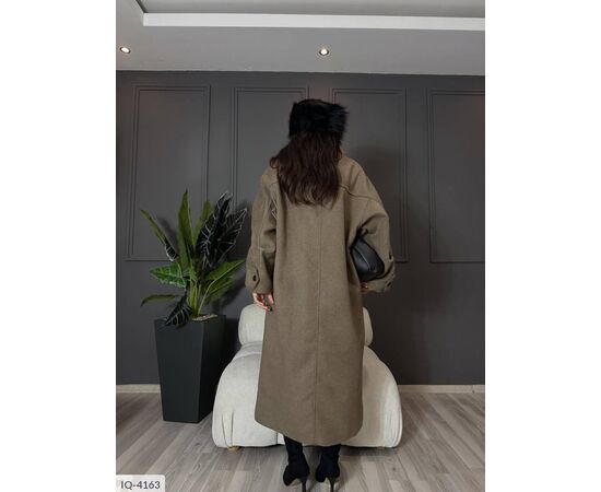 Жіноче кашемірове пальто на підкладці р.42-46 (4кол.) "BEST FASHION" купити недорого від прямого постачальника, зображення 30