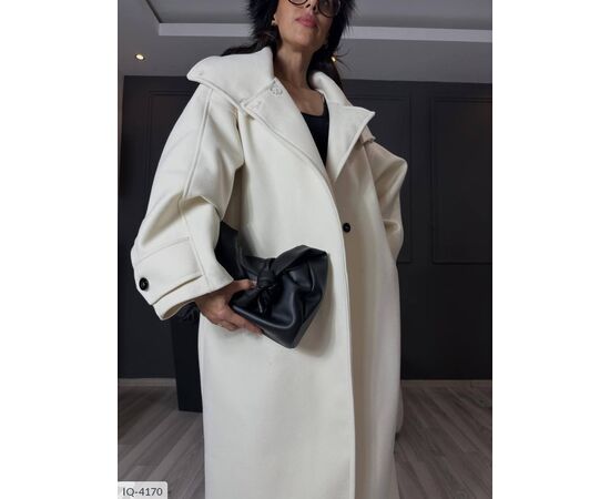 Жіноче кашемірове пальто на підкладці БАТАЛ р.48-52 (4кол.) "BEST FASHION" купити недорого від прямого постачальника, зображення 28