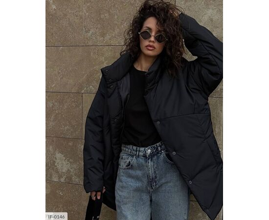 Жіноча куртка плащівка на синтепоні р.42-46 "BEST FASHION" купити недорого від прямого постачальника, зображення 4