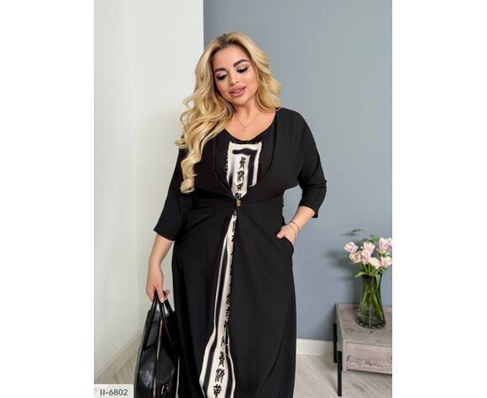 Фотография Женское платье на пуговицах р.46-48;50-52;54-56;58-60 "VLADA" купить недорого от прямого поставщика, изображение 2