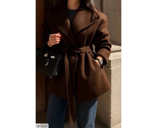 Фотография Женское кашемировое пальто на подкладке БАТАЛ р.48-50 (4цв) "BEST FASHION" купить недорого от прямого поставщика, изображение 2