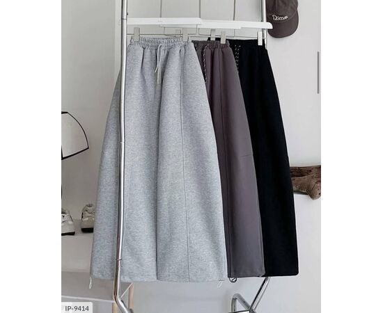 Штани тринити на флісі великі розміри р.48-52 (3кол.) "BEST FASHION" купити недорого від прямого постачальника, зображення 3