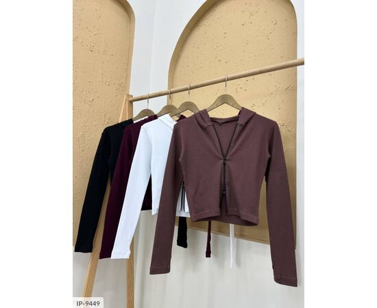 Жіночий лонгслів великого розміру р.48-50 (5кол.) "BEST FASHION" купити недорого від прямого постачальника, зображення 5