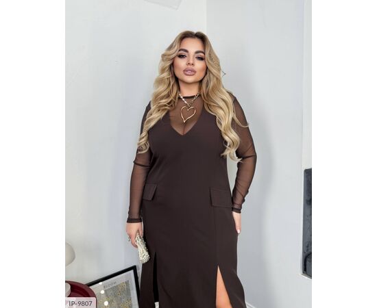 Фотография Женское платье с карманами р.46-48;50-52;54-56;58-60;62-64 "VLADA" купить недорого от прямого поставщика, изображение 10