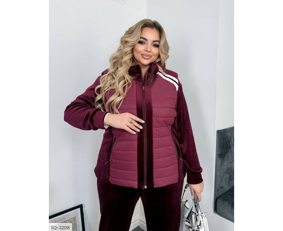 Спортивний костюм жіночий р.46-48;50-52;54-56;58-60;62-64 (3кол.) "VLADA" купити недорого від прямого постачальника, зображення 5