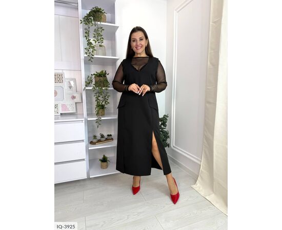 Фотография Женское платье с карманами р.46-48;50-52;54-56;58-60;62-64 "VLADA" купить недорого от прямого поставщика, изображение 4