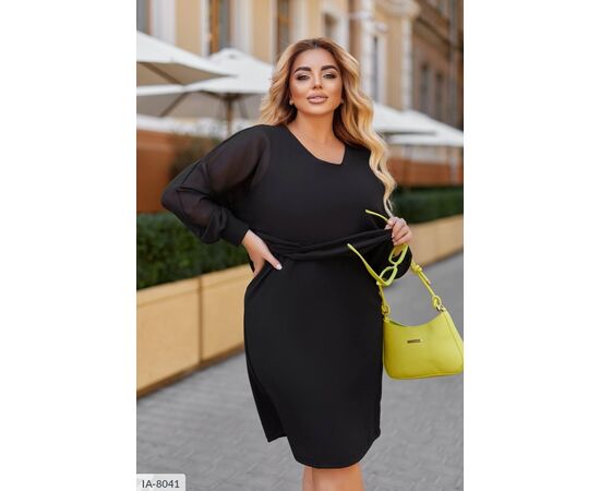 Фотография Платье (имитация накидки) р.46-48;50-52;54-56;58-60;62-64 "VLADA" купить недорого от прямого поставщика, изображение 2