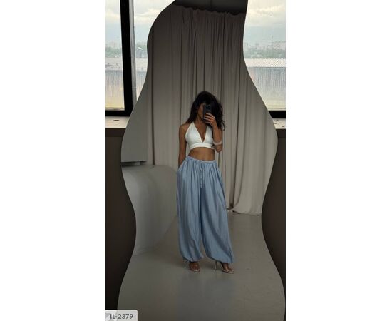 Жіночі брюки р.S-M;M-L (3кол.) "ANNVER" купити недорого від прямого постачальника, зображення 4