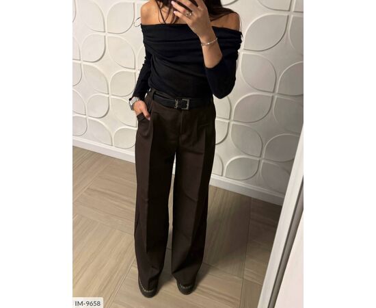 Жіночі брюки костюмка р.S-M;M-L (6кол.) "ANNVER" купити недорого від прямого постачальника, зображення 4