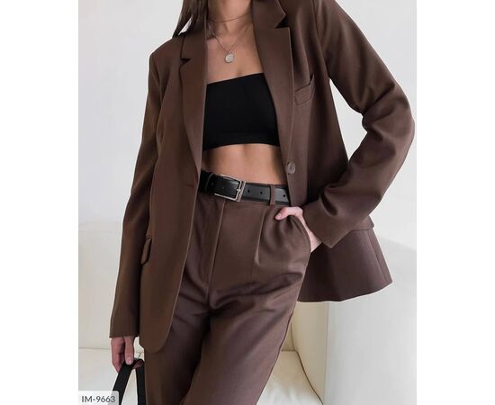 Костюм жіночий зі штанами р.S-M;M-L (5кол.) "ANNVER" купити недорого від прямого постачальника, зображення 12