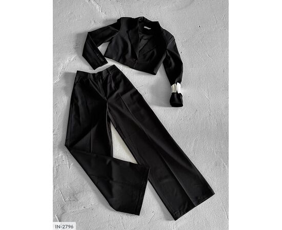 Фотография Костюм двойка женский пиджак и брюки р.S-M;M-L (4цв) "ANNVER" купить недорого от прямого поставщика, изображение 7