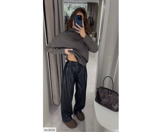 Жіночі стильні штани р.S-M;M-L (2кол.) "ANNVER" купити недорого від прямого постачальника, зображення 2