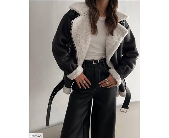 Фотография Женская дубленка р.S;M;L "ANNVER" купить недорого от прямого поставщика, изображение 2