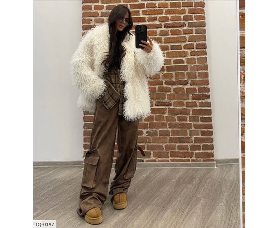 Шуба жіноча р.S-M;M-L (3кол.) "ANNVER" купити недорого від прямого постачальника, зображення 15