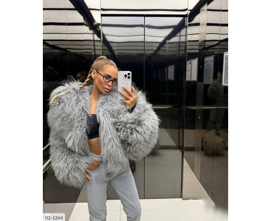 Шуба жіноча р.S-M;M-L (3кол.) "ANNVER" купити недорого від прямого постачальника, зображення 5