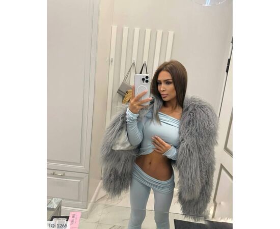 Шуба жіноча р.S-M;M-L (3кол.) "ANNVER" купити недорого від прямого постачальника, зображення 4