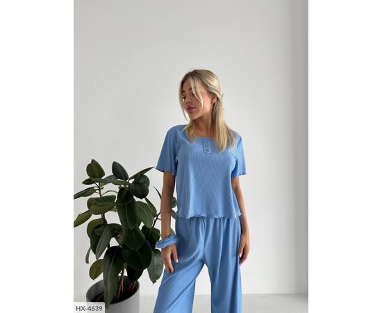 Фотография Костюм-тройка (топ+штаны+резинка) р.42-44;46-48 (10цв) "ANNABELLE" купить недорого от прямого поставщика, изображение 42