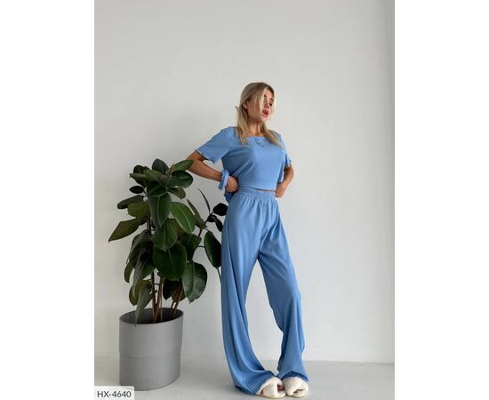 Фотография Костюм-тройка (топ+штаны+резинка) р.42-44;46-48 (10цв) "ANNABELLE" купить недорого от прямого поставщика, изображение 41