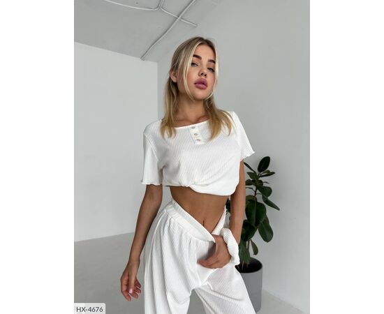 Фотография Костюм-тройка (топ+штаны+резинка) р.42-44;46-48 (10цв) "ANNABELLE" купить недорого от прямого поставщика, изображение 50