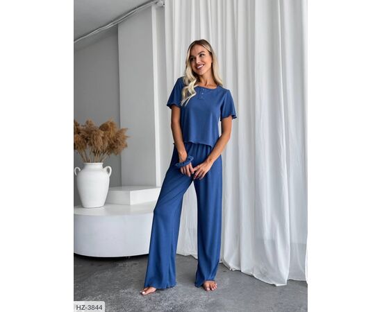 Фотография Костюм-тройка (топ+штаны+резинка) р.42-44;46-48 (10цв) "ANNABELLE" купить недорого от прямого поставщика, изображение 24