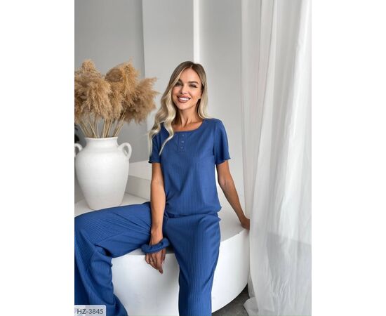 Фотография Костюм-тройка (топ+штаны+резинка) р.42-44;46-48 (10цв) "ANNABELLE" купить недорого от прямого поставщика, изображение 23