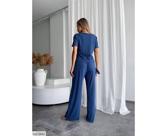 Фотография Костюм-тройка (топ+штаны+резинка) р.42-44;46-48 (10цв) "ANNABELLE" купить недорого от прямого поставщика, изображение 22