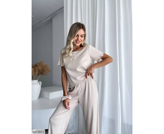 Фотография Костюм-тройка (топ+штаны+резинка) р.42-44;46-48 (10цв) "ANNABELLE" купить недорого от прямого поставщика, изображение 20