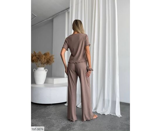 Фотография Костюм-тройка (топ+штаны+резинка) р.42-44;46-48 (10цв) "ANNABELLE" купить недорого от прямого поставщика, изображение 25