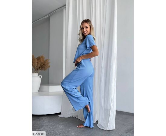 Фотография Костюм-тройка (топ+штаны+резинка) р.42-44;46-48 (10цв) "ANNABELLE" купить недорого от прямого поставщика, изображение 9