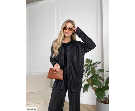 Фотография Костюм женский джинсовый большие размеры р.50-52 (5цв) "ANNABELLE" купить недорого от прямого поставщика, изображение 8