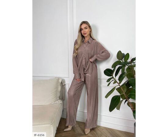 Фотография Костюм женский джинсовый большие размеры р.50-52 (5цв) "ANNABELLE" купить недорого от прямого поставщика, изображение 6