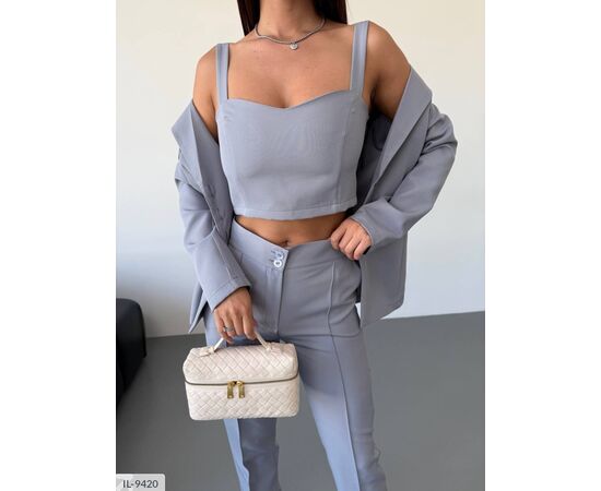 Фотография Костюм женский со штанами р.42-44;44-46;46-48 (10цв) "ANNABELLE" купить недорого от прямого поставщика, изображение 9