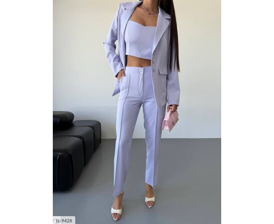 Фотография Костюм женский со штанами р.42-44;44-46;46-48 (10цв) "ANNABELLE" купить недорого от прямого поставщика, изображение 2