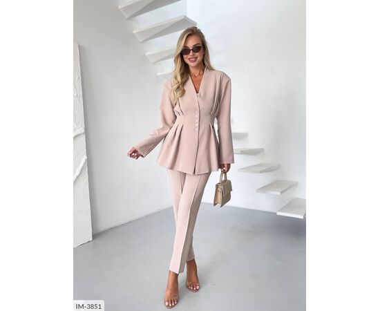 Фотография Костюм женский со штанами р.42-44;46-48 (6цв) "ANNABELLE" купить недорого от прямого поставщика, изображение 13