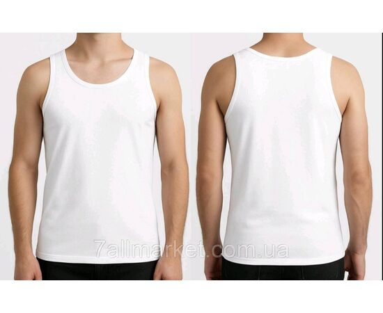 Майка чоловіча натільна р.XL-2XL (3кв) "MODY" недорого гуртом від прямого постачальника, зображення 4