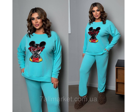 Піжама жіноча трикотажна  46-60 "LADA" недорого від прямого постачальника, зображення 2