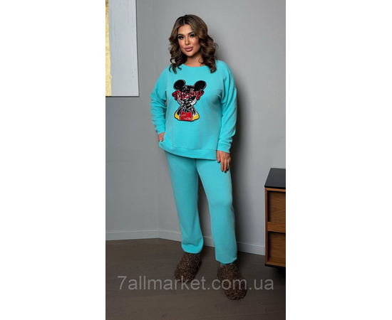 Піжама жіноча трикотажна  46-60 "LADA" недорого від прямого постачальника, зображення 3